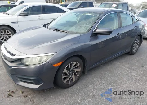 2016 Honda Civic Ex из США, поврежденный, VIN 19XFC2F72GE035299